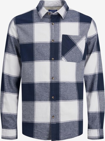 JACK & JONES Regular fit Button Up Shirt 'JAMES' in White: front