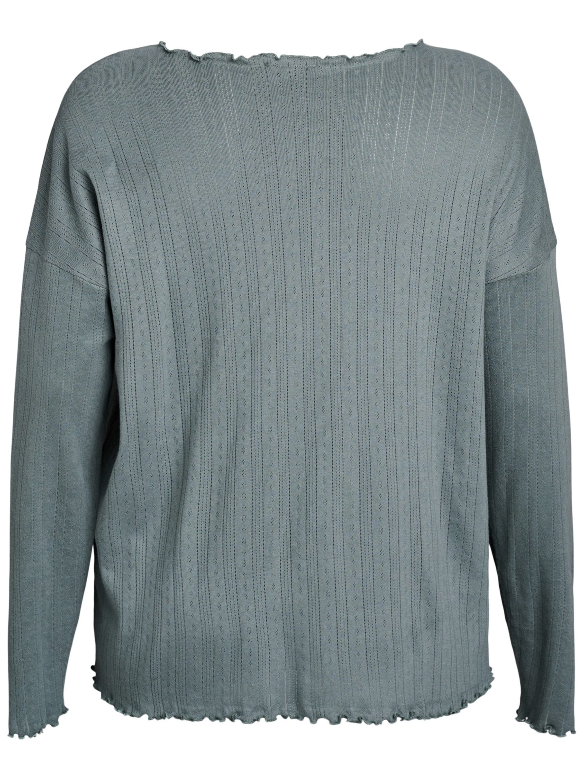 Zizzi Koszulka do spania 'MPOINTY' w kolorze zielony