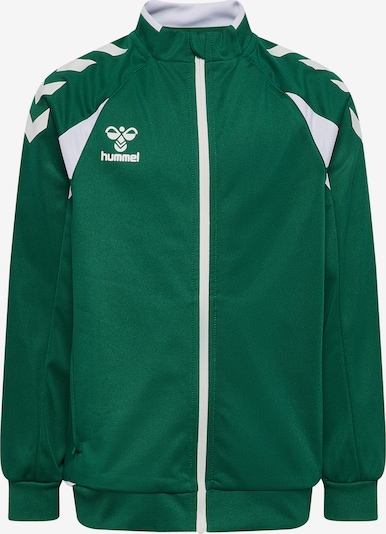 Hummel Sports sweat jacket 'Core 2.0' in 116 in Fir / White, Item view