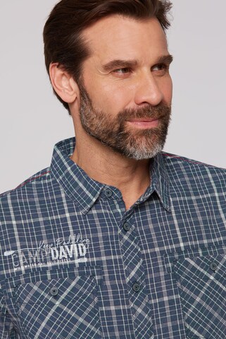 Coupe regular Chemise CAMP DAVID en bleu