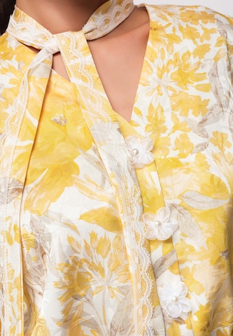 Ombre Blouse in Geel