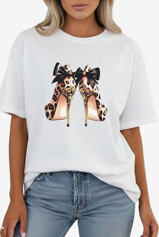 T-shirt GORHEY en blanc : devant