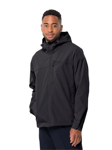 JACK WOLFSKIN - Chaqueta de montaña 'DESERT WIND' en negro: frente