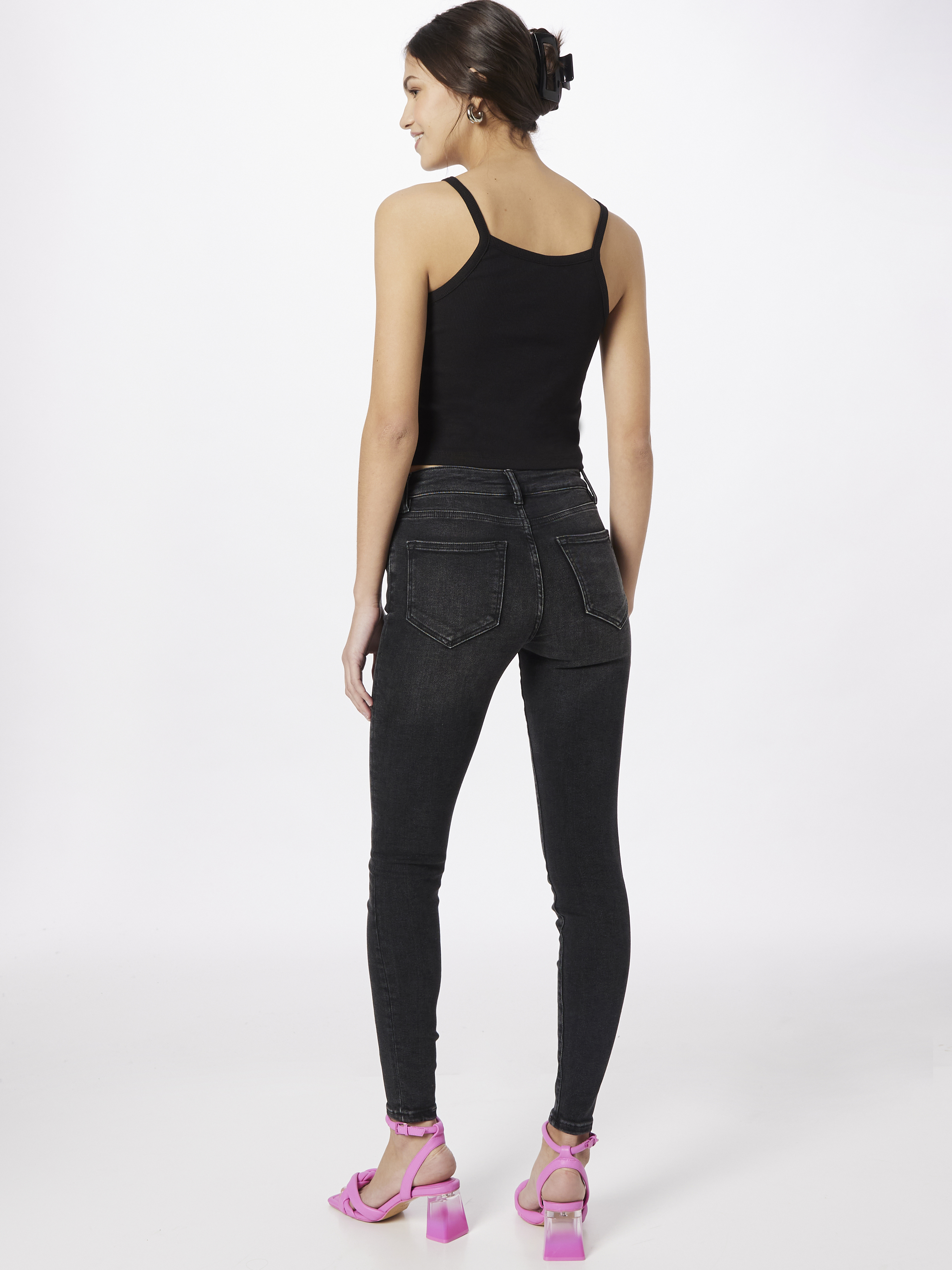 AllSaints Skinny Jeans 'MILLER' in Zwart