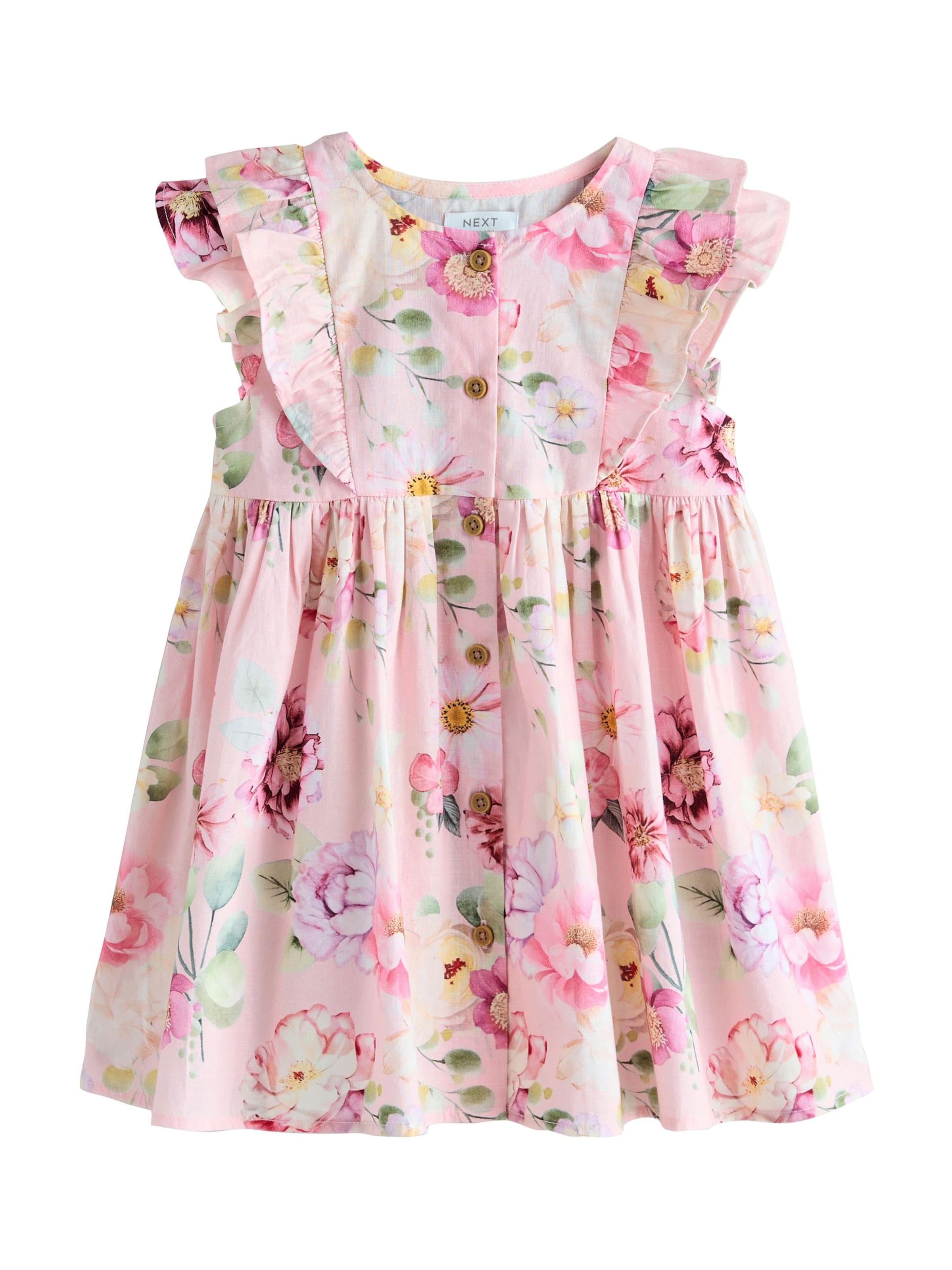 Rochie de la Next pe roz: față