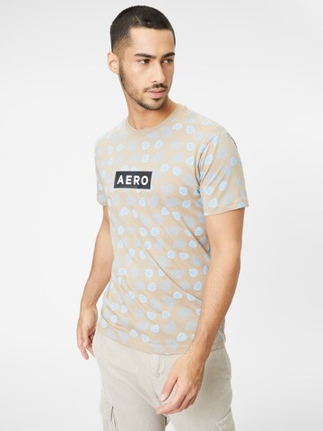 T-Shirt AÉROPOSTALE en beige : devant