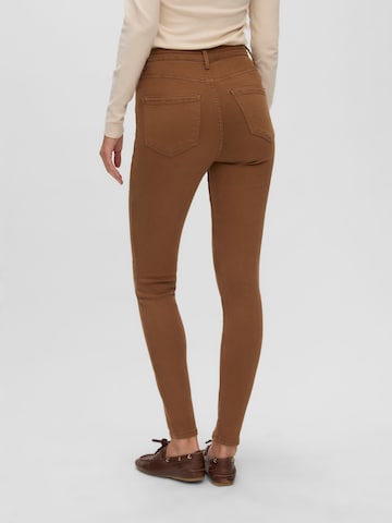 Coupe slim Jean 'VMSophia' VERO MODA en marron