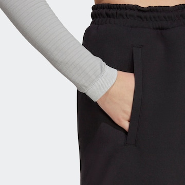 ADIDAS BY STELLA MCCARTNEY Tapered Workout Pants in Black