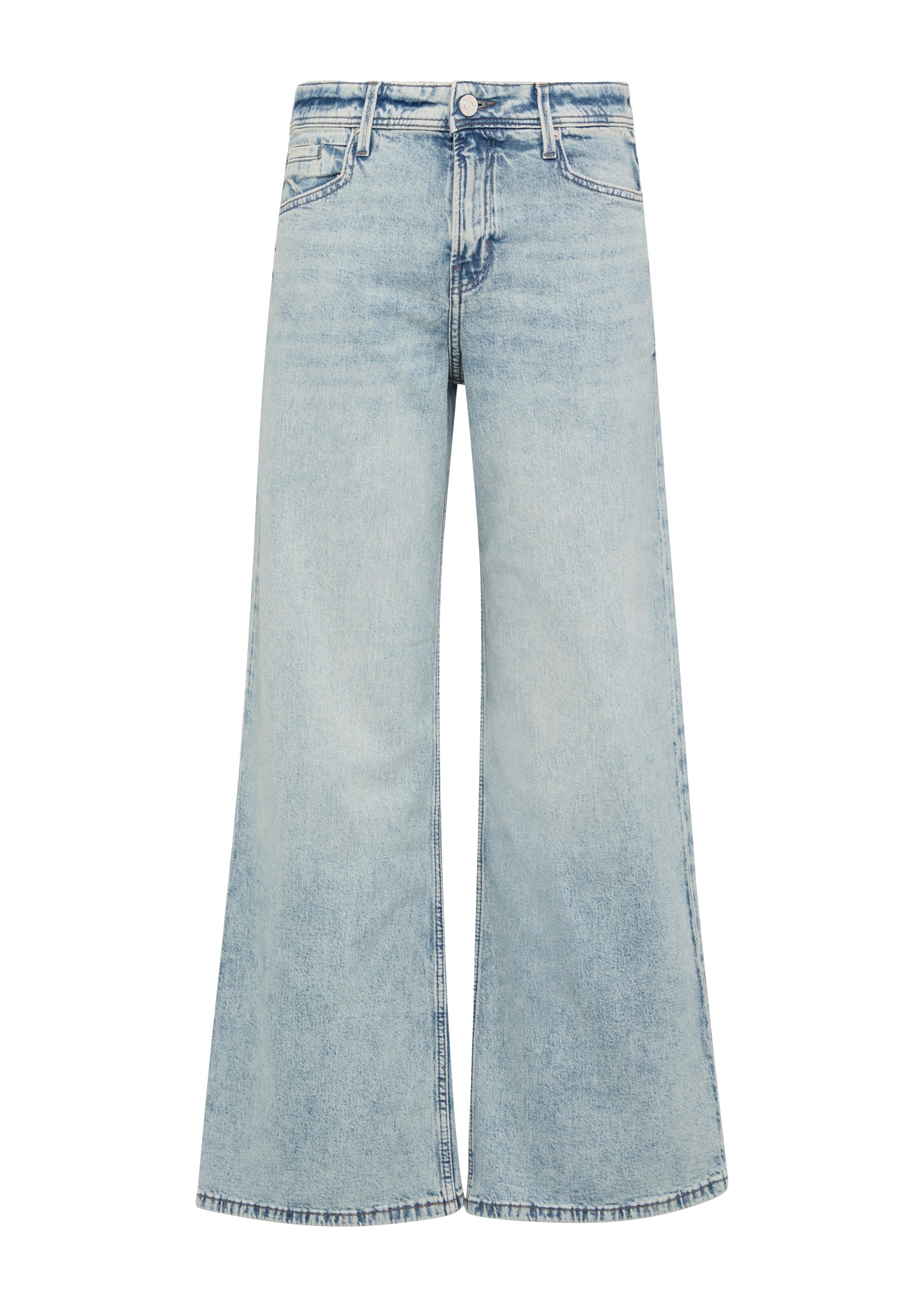 s.Oliver Wide Leg Jeans 'Suri' in Blau: Vorderseite