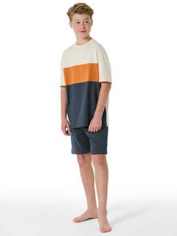 SCHIESSER Pajamas ' Organic Cotton ' in Blue