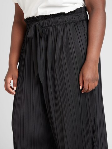 ABOUT YOU Curvy Wide leg Pants 'Elena' in Black