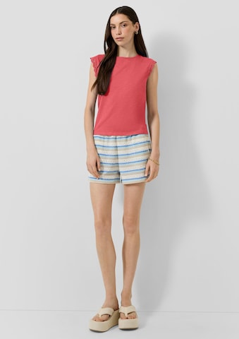 QS T-Shirt in Rot