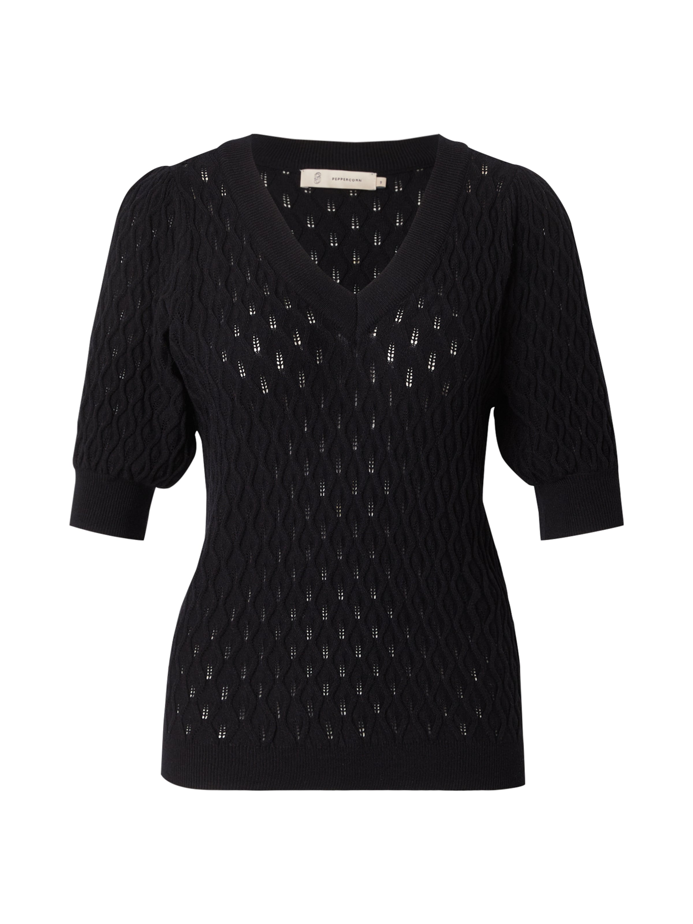 Peppercorn Пуловер 'Rosalia' в черно: отпред