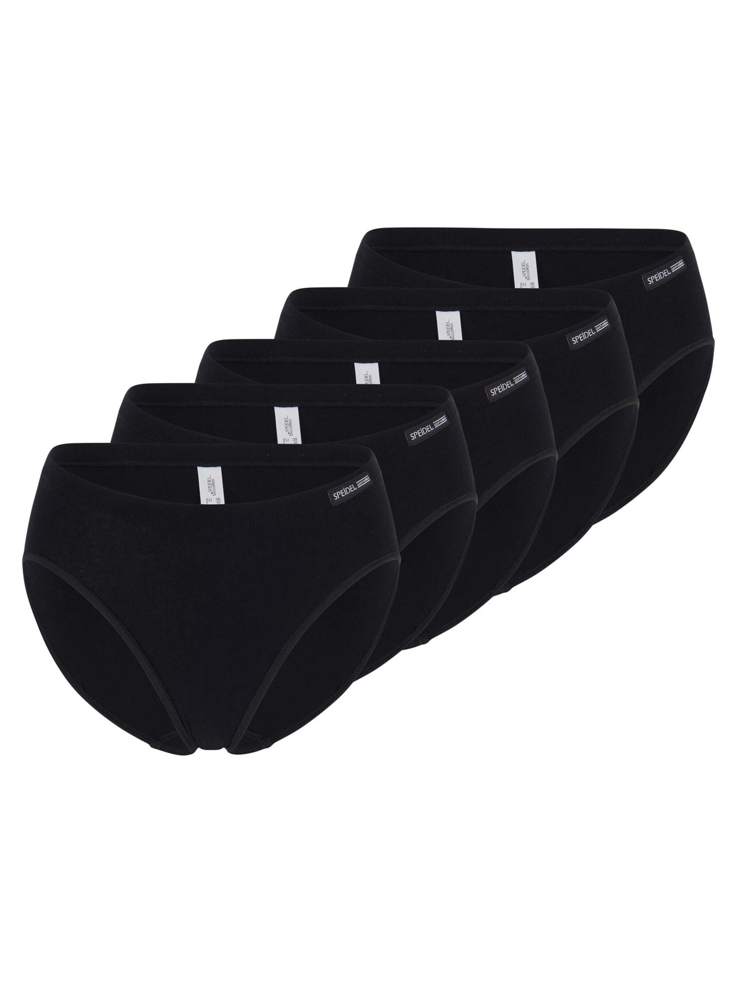 SPEIDEL Panty 'bio.cotton Sport Edition' in Black: front