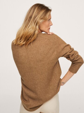 MANGO Sweater 'Canadav' in Brown