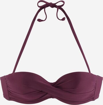 Top per bikini di LASCANA in rosso: frontale