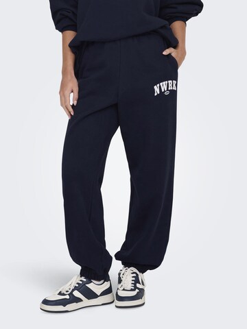 ONLY - Tapered Pantalón 'ONLDeborah' en azul: frente