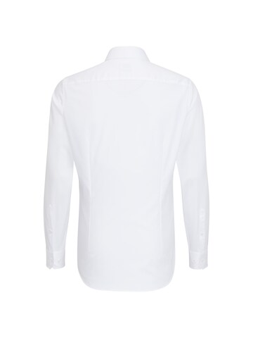 SEIDENSTICKER Slim Fit Бизнес риза в бяло