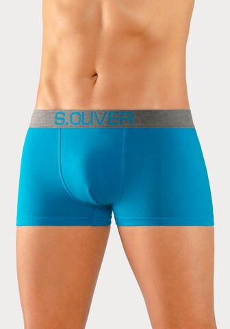 s.Oliver - Calzoncillo boxer 'Hipster' en azul