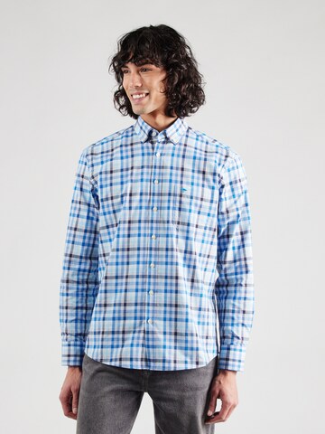 FYNCH-HATTON Regular fit Button Up Shirt 'Classic' in Blue: front