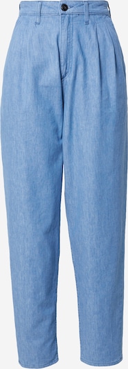 Pantaloni cu cute 'Stella' Lee pe albastru denim, Vizualizare produs