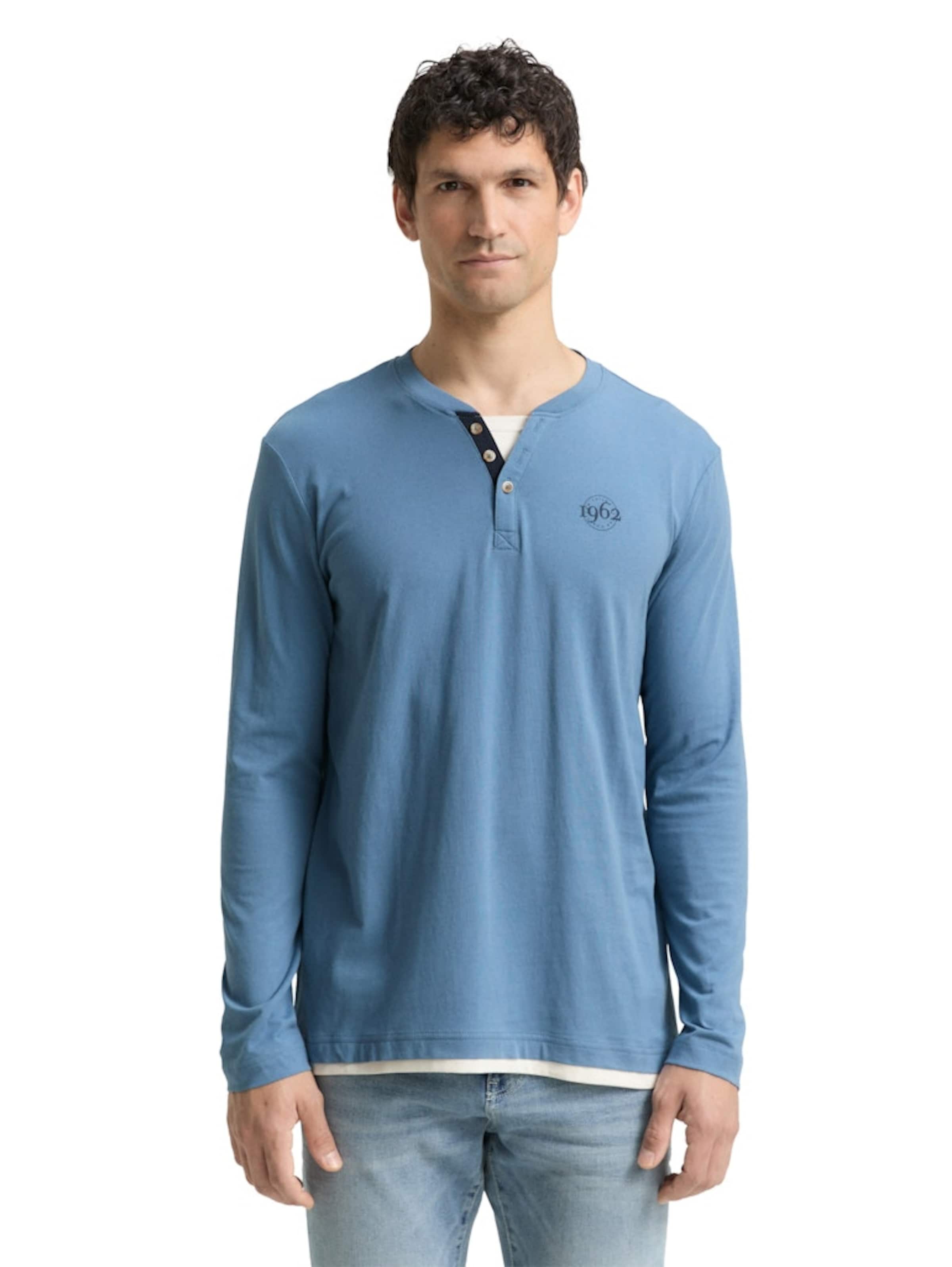 TOM TAILOR - Camiseta en azul: frente