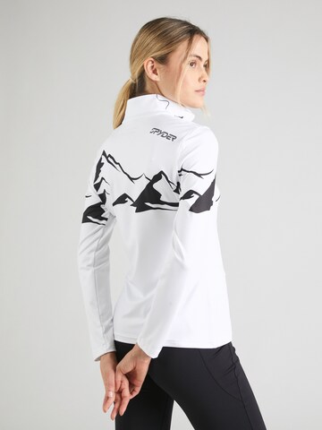 T-shirt fonctionnel Spyder en blanc