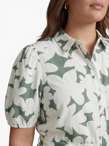 Vero Moda Curve Платье-рубашка 'VMCDICTHE' в Зеленый