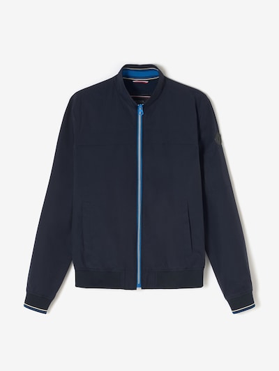 Le Temps Des Cerises Veste mi-saison 'Tobas' en bleu / bleu marine / blanc, Vue avec produit