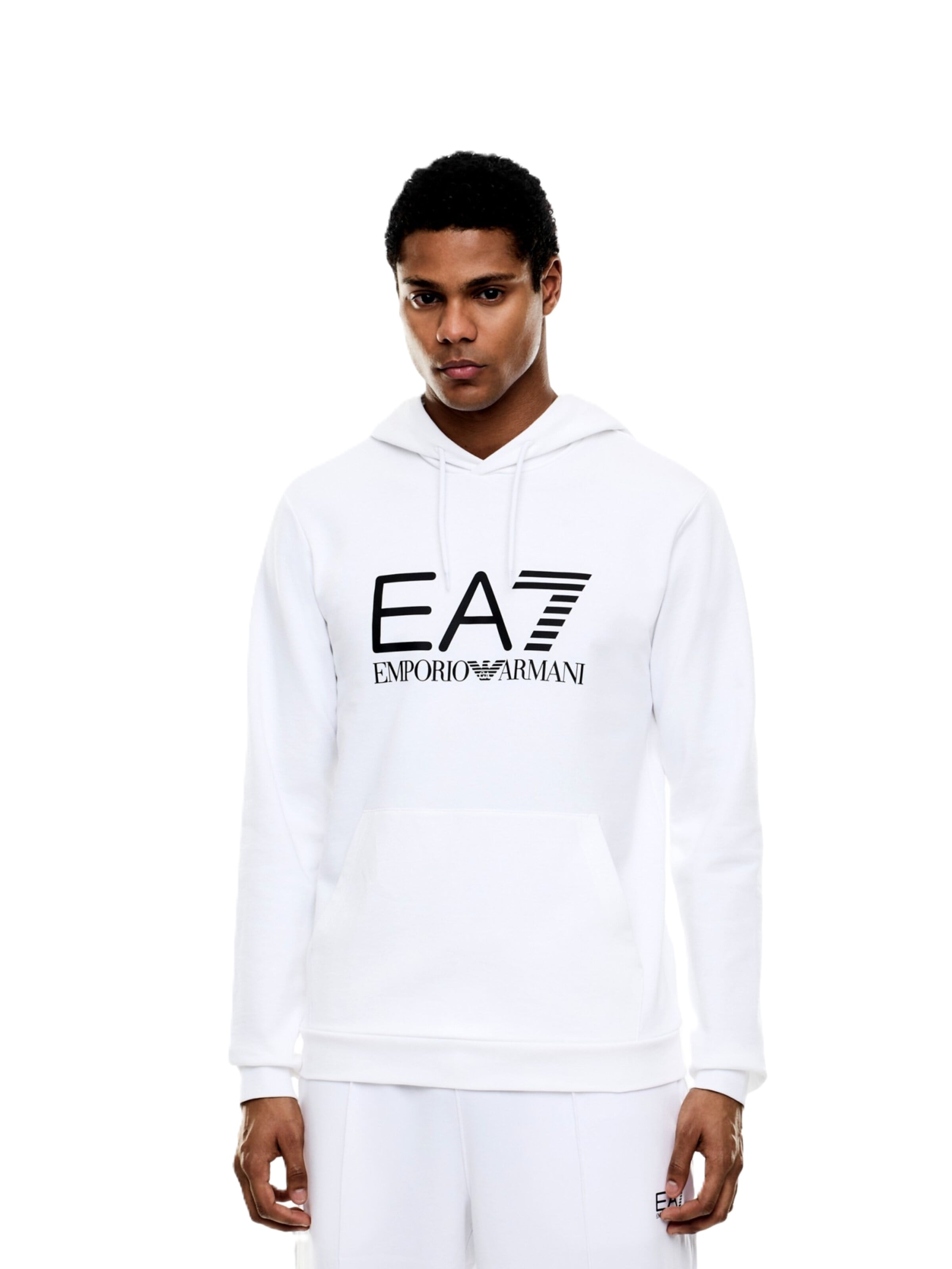 Pullover di EA7 Emporio Armani in bianco: frontale
