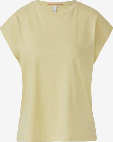 T-shirt QS en jaune : devant