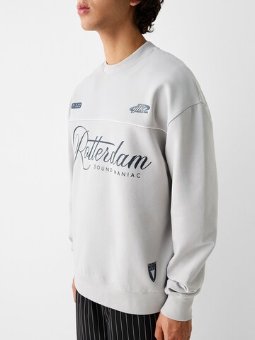 Bershka Sweatshirt in Grey
