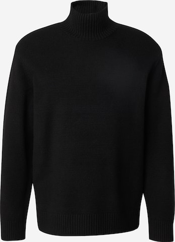 JACK & JONES Sweater in Black: front