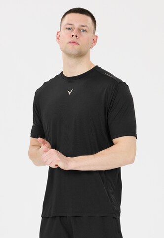Virtus T-Shirt 'Walton' in Schwarz: Vorderseite