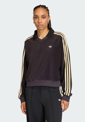 ADIDAS ORIGINALS Sweatshirt in Zwart: voorkant