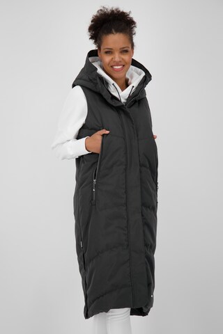 Alife and Kickin Vest 'JuneAK' in Black: front