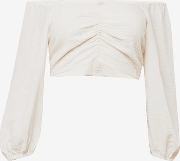 CITA MAASS co-created by ABOUT YOU - Blusa 'Nina' em branco: frente