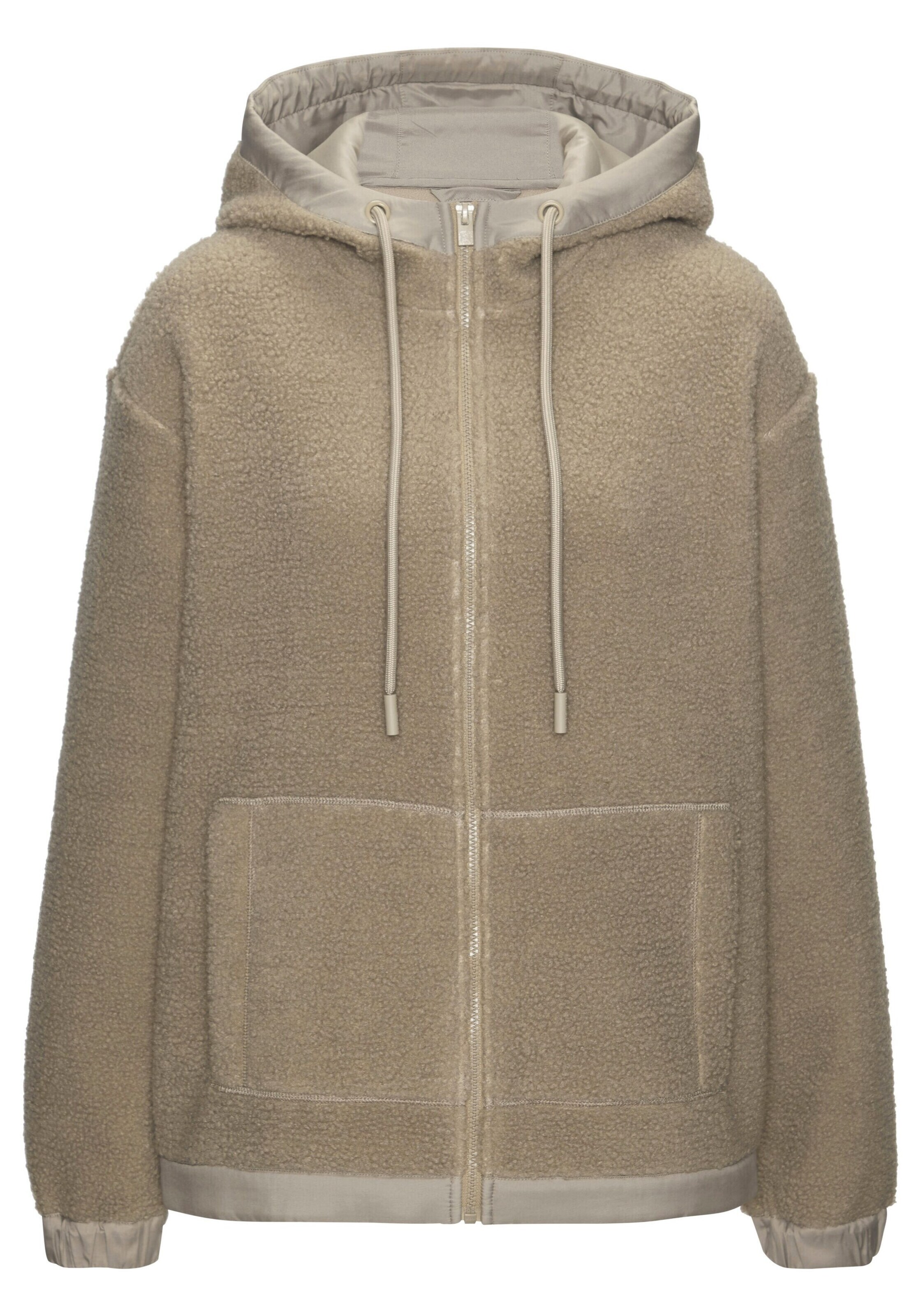 Elbsand Fleecejacke in Beige: Vorderseite