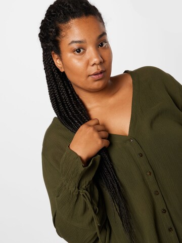 ABOUT YOU Curvy Blouse 'Nena' in Green