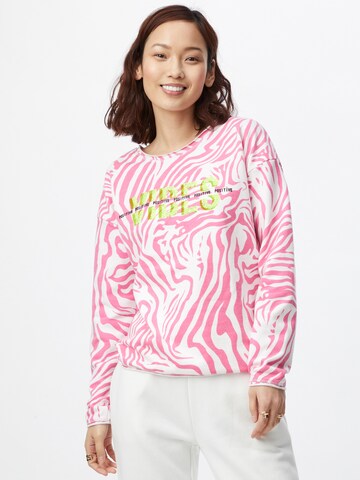 Key Largo Sweatshirt 'Groove' in Pink: front