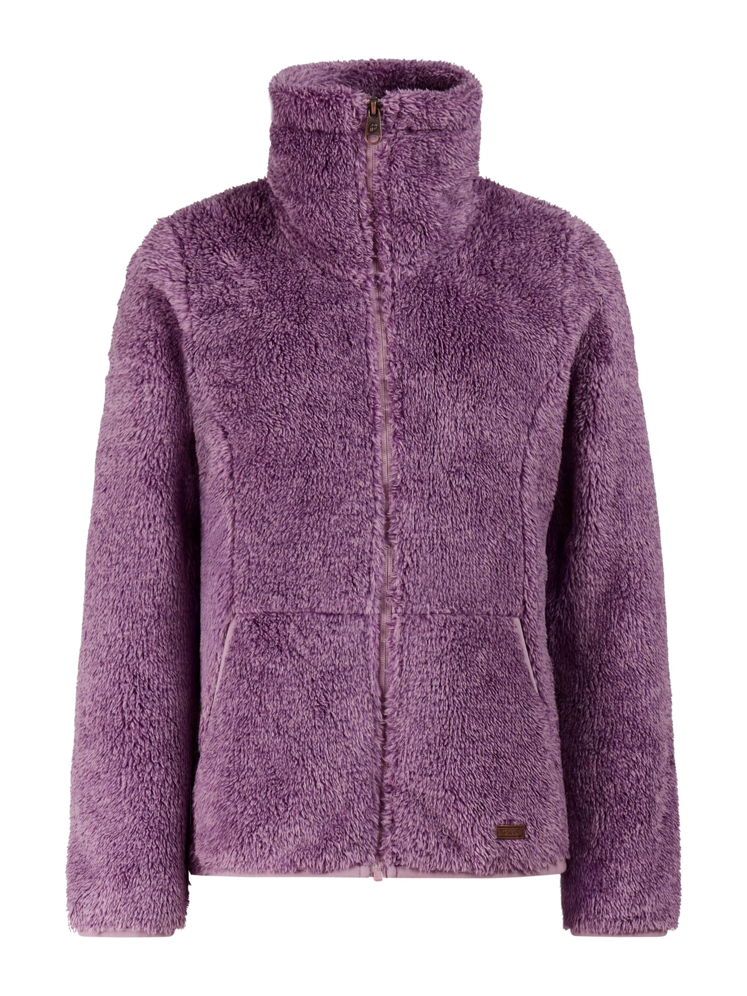 PROTEST Fleece Jacket 'Riri JR' in Purple: front