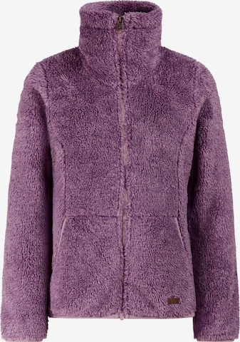 PROTEST Fleece Jacket 'Riri JR' in Purple: front