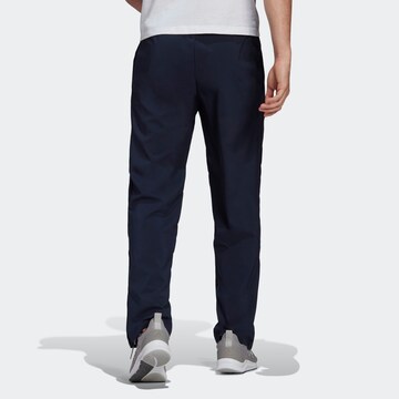 ADIDAS SPORTSWEAR Regular Workout Pants 'Essentials Stanford' in Blue