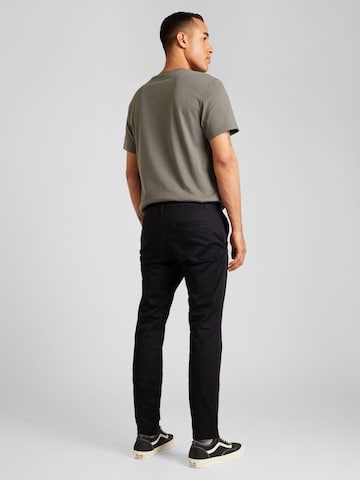 SELECTED HOMMEregular Chino hlače 'DAN' - crna boja