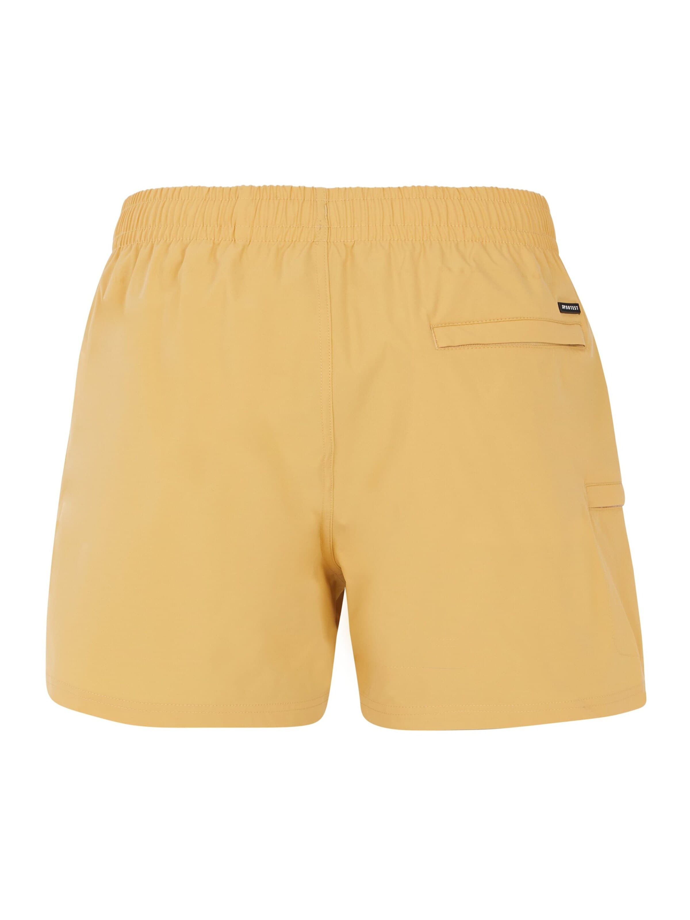 Shorts de bain 'PRTYESSINE' PROTEST en jaune
