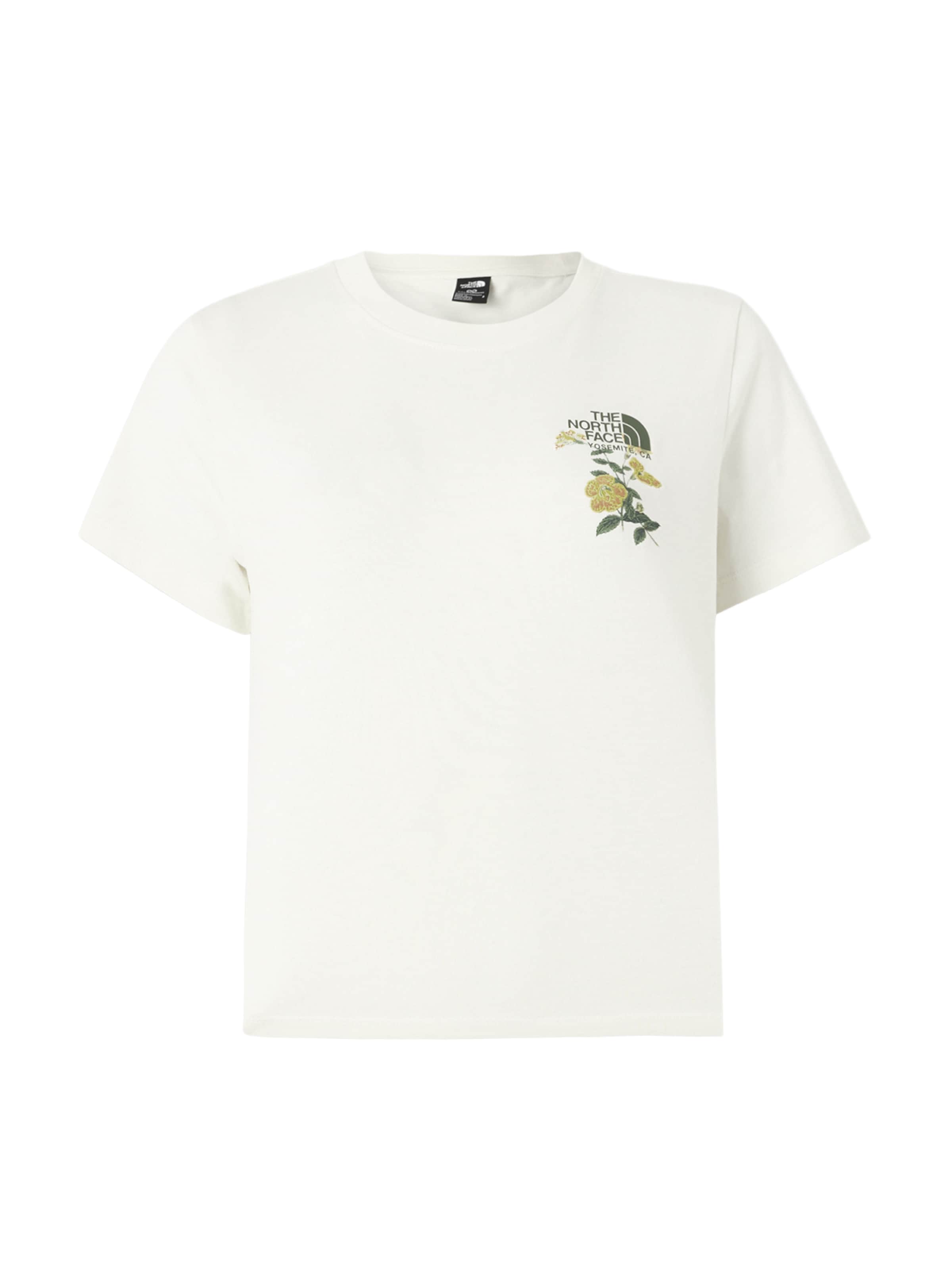 Tricou de la THE NORTH FACE pe alb: față