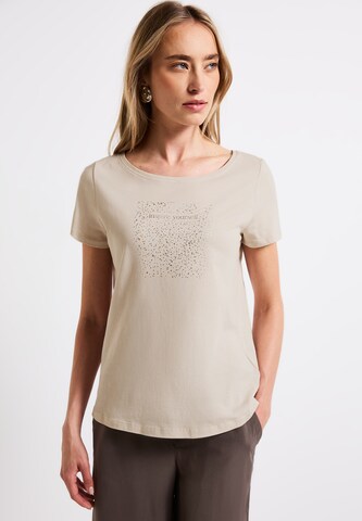 STREET ONE Shirt in Beige: front