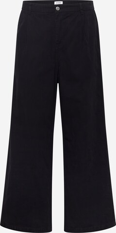 Wide leg Pantaloni con pieghe 'Nikolas' di WEEKDAY in nero: frontale