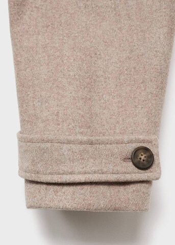 MANGO TEEN Between-Seasons Coat in Beige
