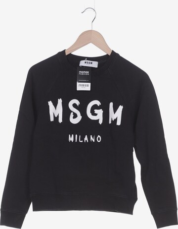 MSGM Sweatshirt & Zip-Up Hoodie in M in Black: front